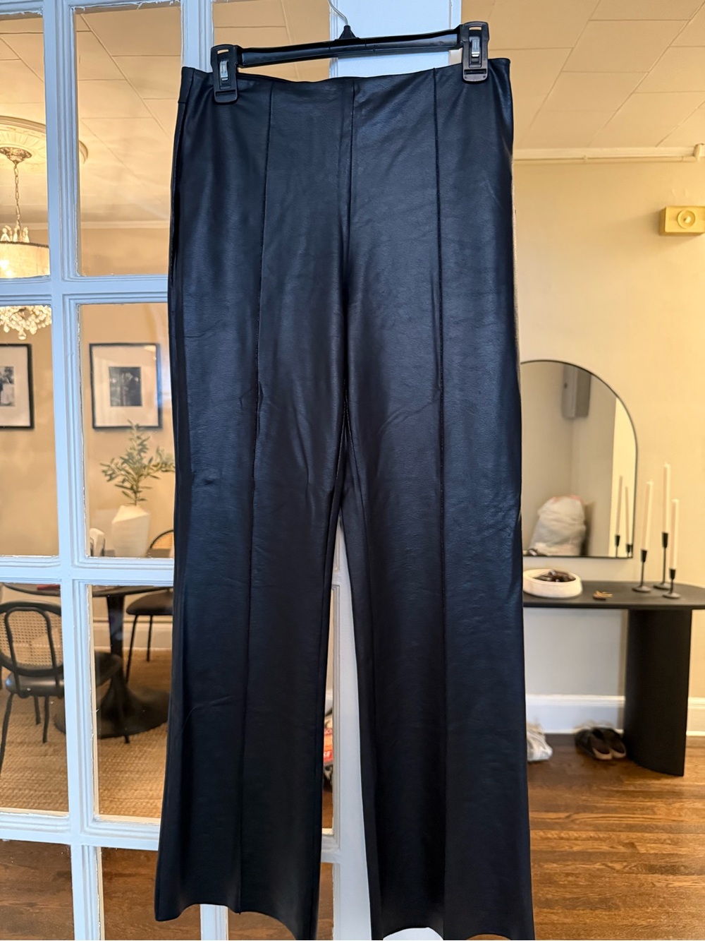 Lysse Black Women’s Faux Leather Pants